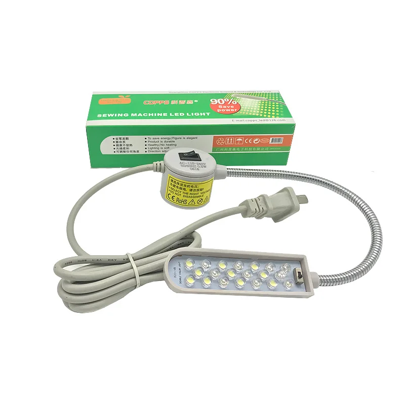 UV light purple LED 395nm dimmable sewing machine LED light with magnet base