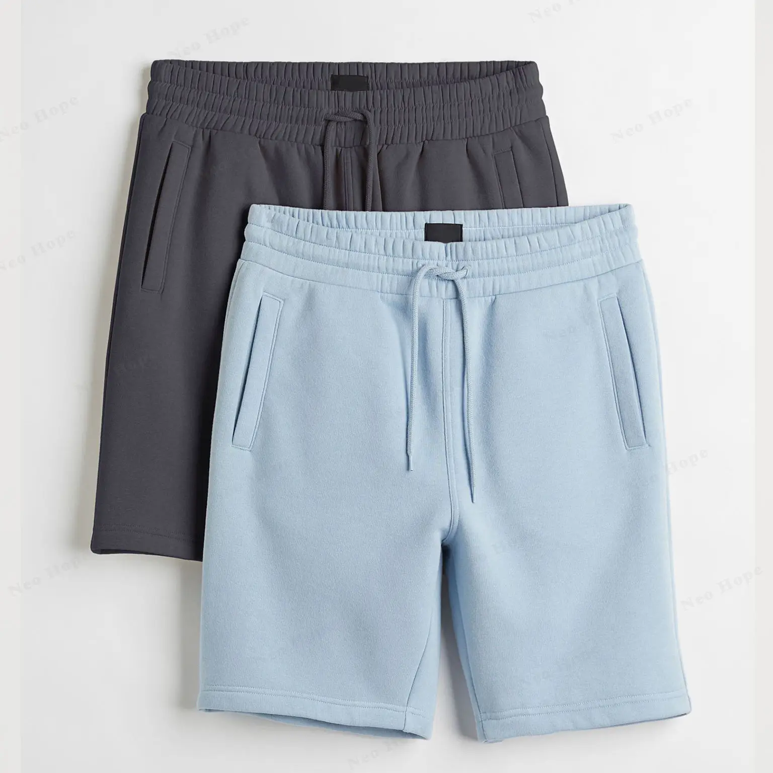 Custom Cotton Fleece French Terry Drawstring Men GYM Shorts Wholesale Jersey Casual Outdoor Sports Shorts Men Sweat Shorts