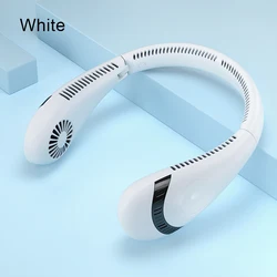Hot Selling Fold-able 360 Degree Annular Soft Wind USB Rechargeable Hanging Neck Portable Sport Fan