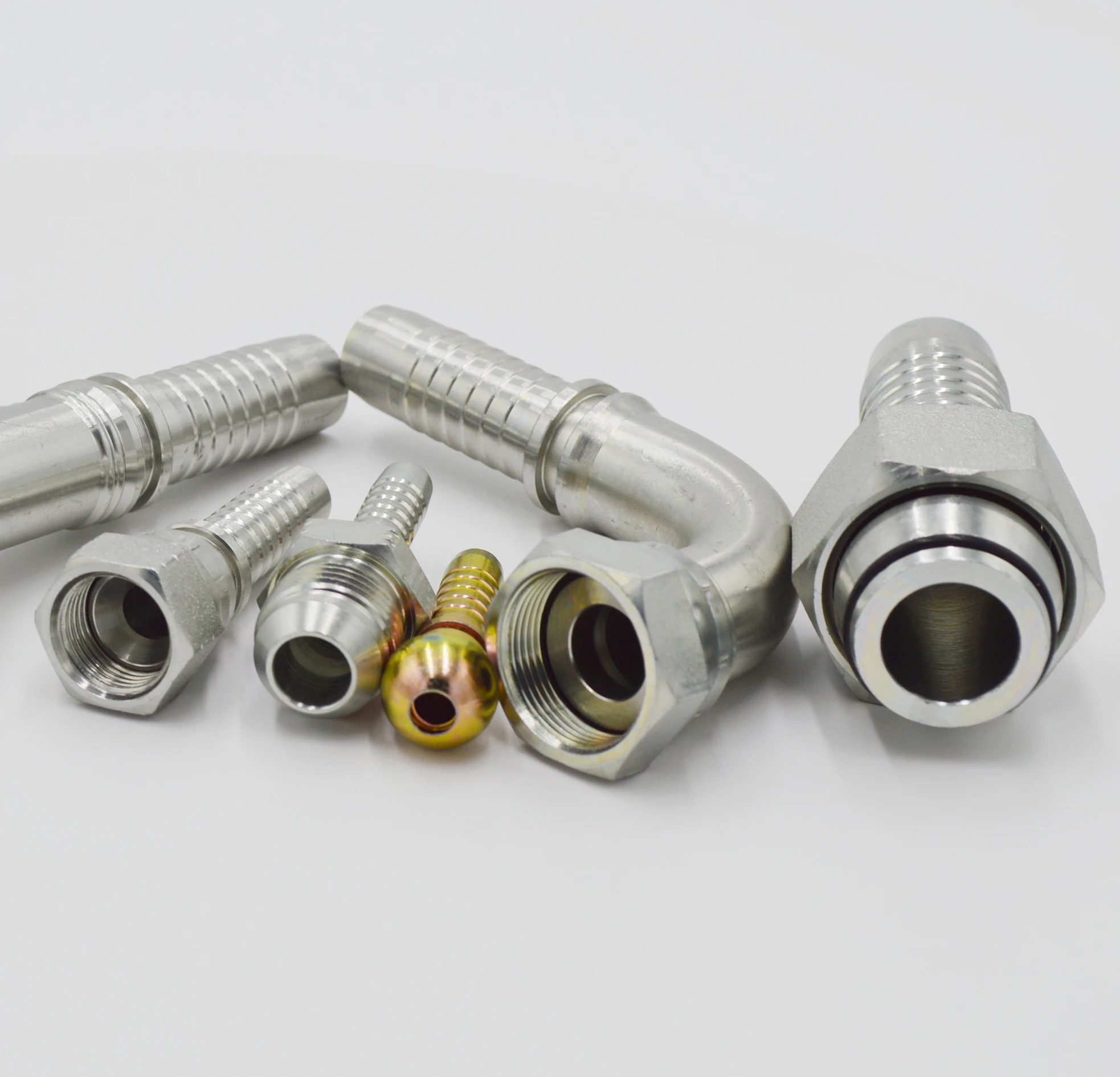 1/4-2' Zinc plated hydraulic male female metric and bsp adapters and fittings NPT BSP