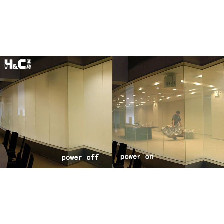 Safety And Privacy Liquid Crystal Electrochromic Smart Film For Partition