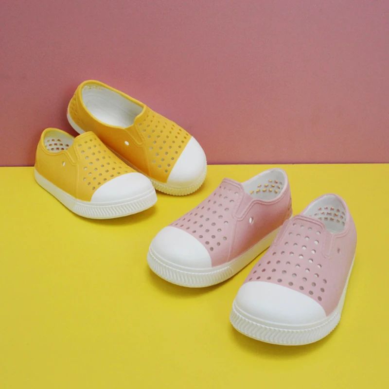 GRS GRS amphibious kid child anti-slip clogs shoes soft EVA sustainable material sneaker injection sandal with air hole
