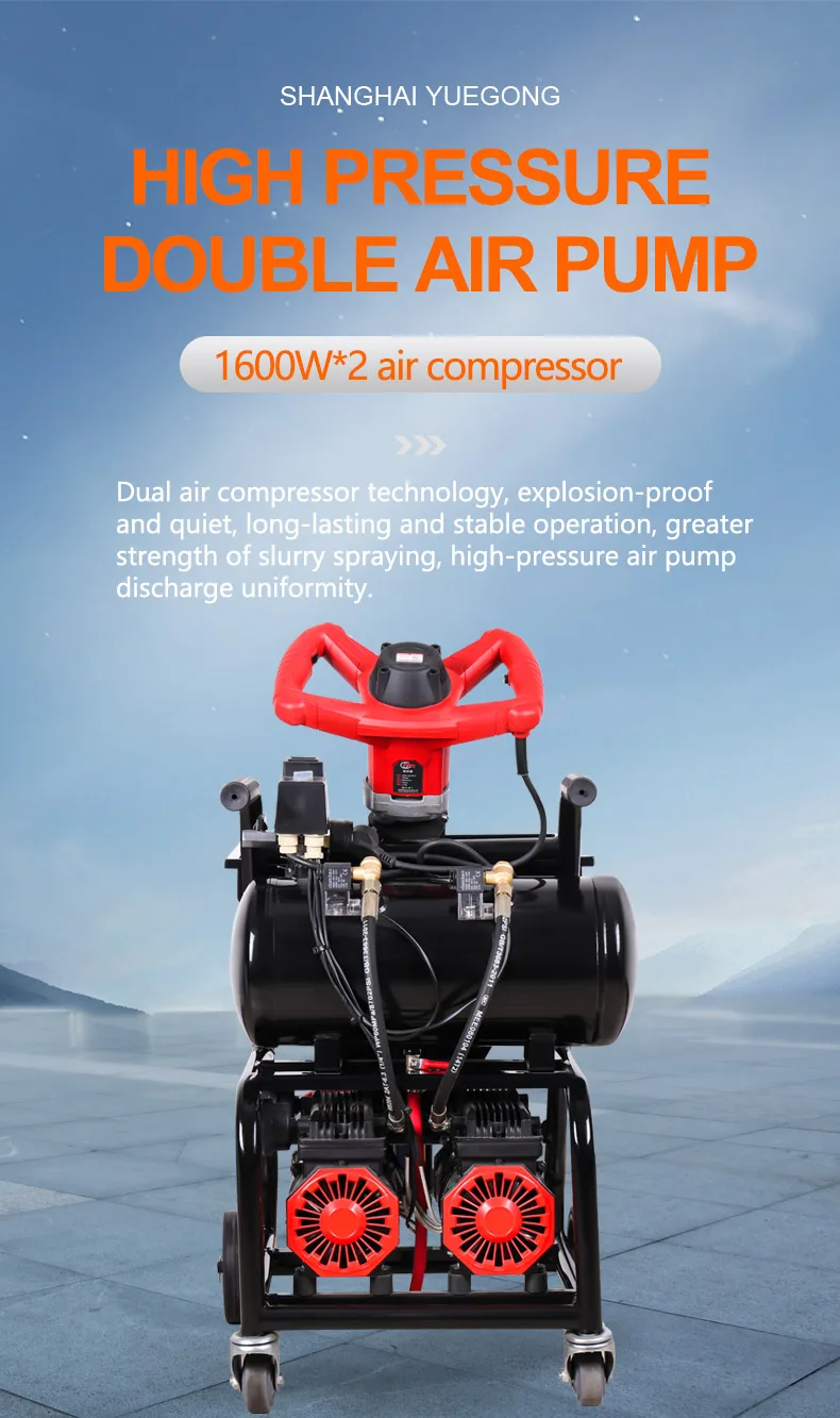 polyurethane spray equipment water based  pu injection grouting pumps polyurea grout injection machine wall putty machine