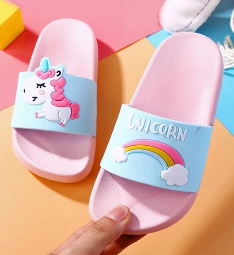 Doukes wholesale woman unicorn slide slipper girl unicorn sandal slippers ladies