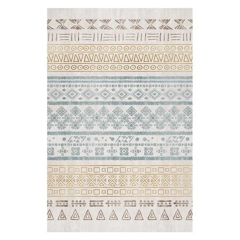 Easy to clean American style carpets and rugs living room shaggy fluffy carpet Custom washable vintage rug