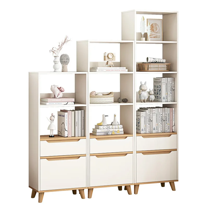 Simple landing economical living room home student bedroom crevice storage small bookcase