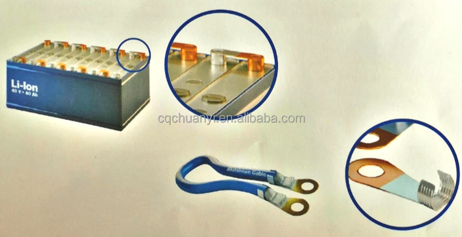 Copper clad Aluminum strip used for battery packs products Cu clad Al strip Copper-to-Aluminum