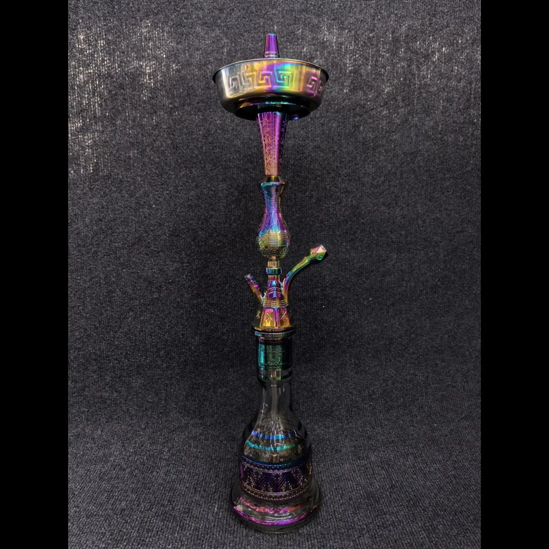 Wholesale Shisha Tobacco Large Size 80cm Hubbly Bubbly Hookah Lounge Egyptian Glass Hookah Set