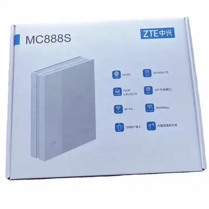 ZTE MC888S 5G WIFI Indoor CPE 3 PRO 5G wireless router cat 22  unlocked MC888S  5G Sim Router
