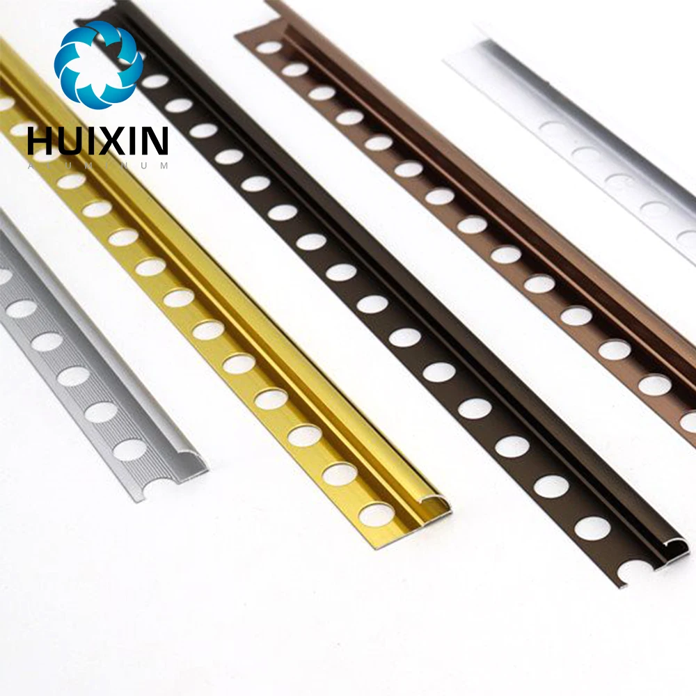 Customized Aluminum Wall Tile Corner Trim Ceramic Metal Tile Trim