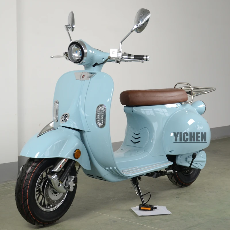 Moto Electrica EEC COC 150kg Load Heavy Duty Aluminum Alloy Rims Vespa 40mph Electric Scooter