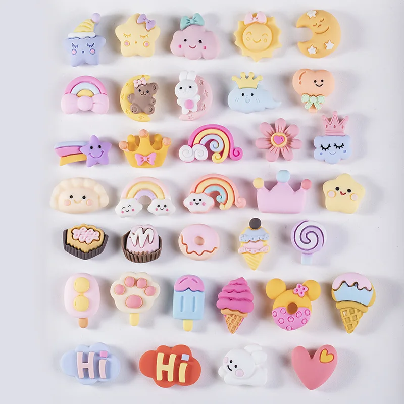The Factory Sells Diy Accessories For Children 100PcS 1 Bag Small Resin Toys