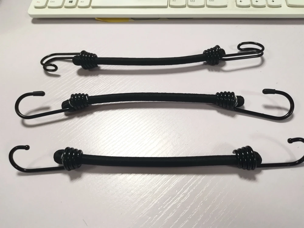 Heavy Duty Bungee Cord Straps 2 Hooks Strong Elastic Rope Shock Cord with metal Hook