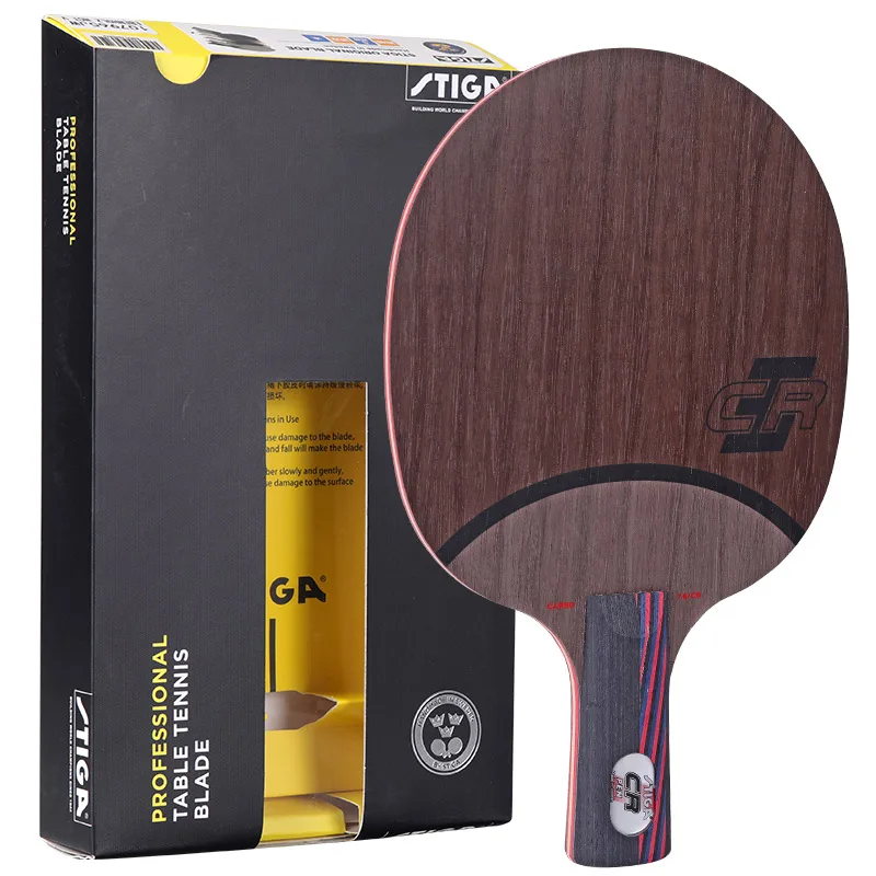 Stika Red and Black Carbon King 7.6CR Table Tennis Racket Plate Professional Straight and Horizontal board bat