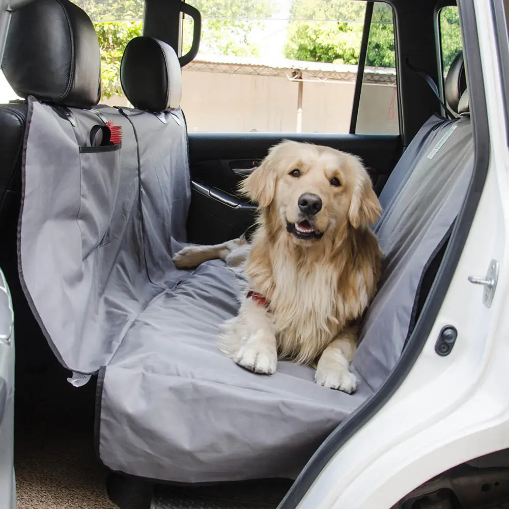 Waterproof Durable Polyester Factory Supply Dog Pet Car Seat Cover for Back Seat