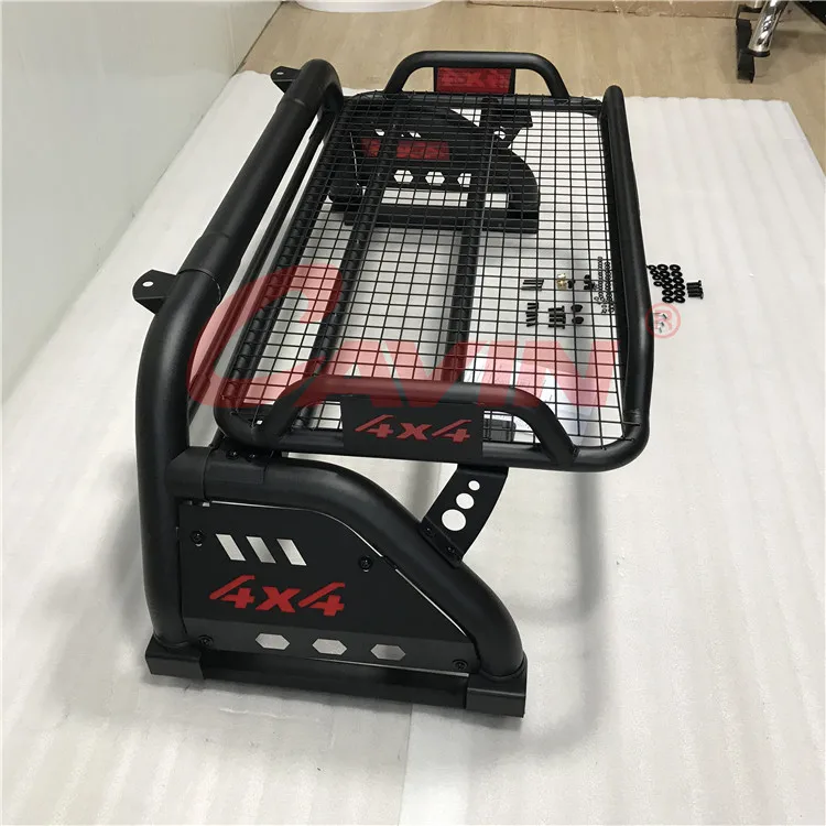 4x4 Pick Up Truck Car Accessories Steel Detachable Sport Bar Roll Bar With Basket For VW Amarok