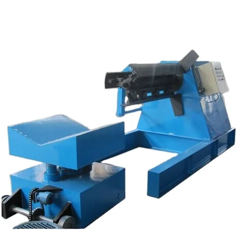 2023 color coil 5 7 tons hydraulic uncoiler/ decoiler machine price