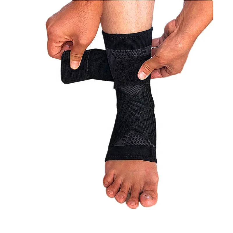 Exercise Fitness Compression Sleeve Ankle Straps Wrap