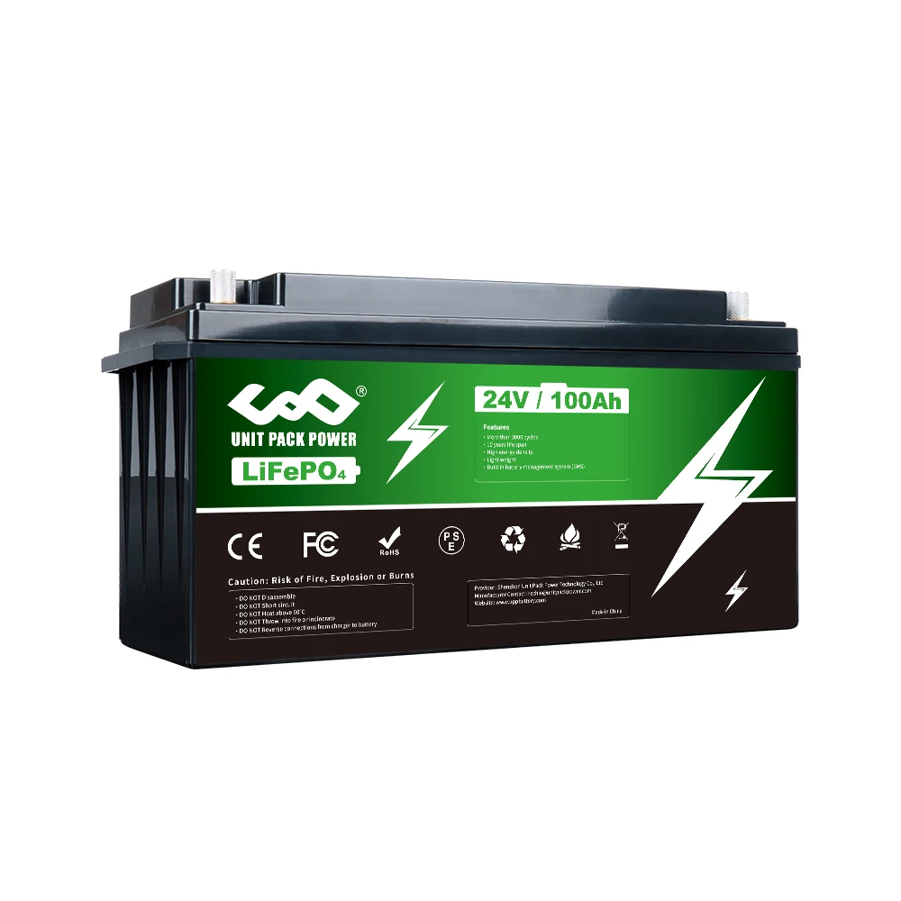 24v 100ah 5kwh 10kwh Lithium Ion Battery 200ah 400ah Lifepo4 Battery Pack Lithium Iron Phosphate Battery Pack Water Heat Proof