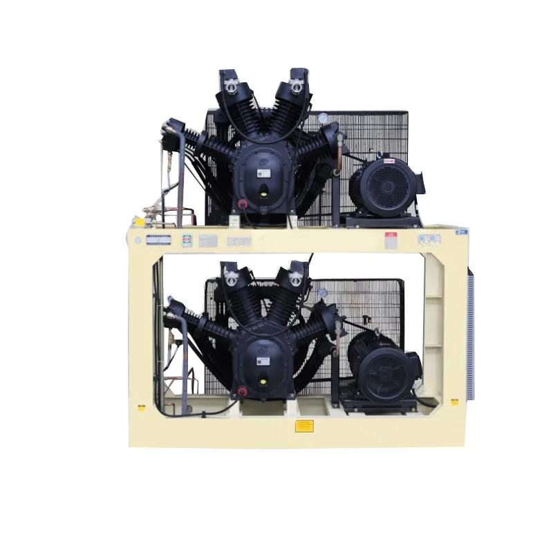 High Quality 30bar 40bar 7.5KW 3 Cylinder 2-stage Piston Air Compressor with Air Tank