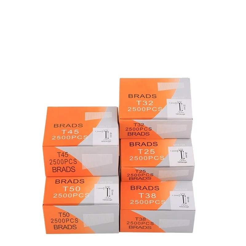 XINYI T brad nail 16 gauge wooden finish nail for upholstery furniture T20 antique furniture nails