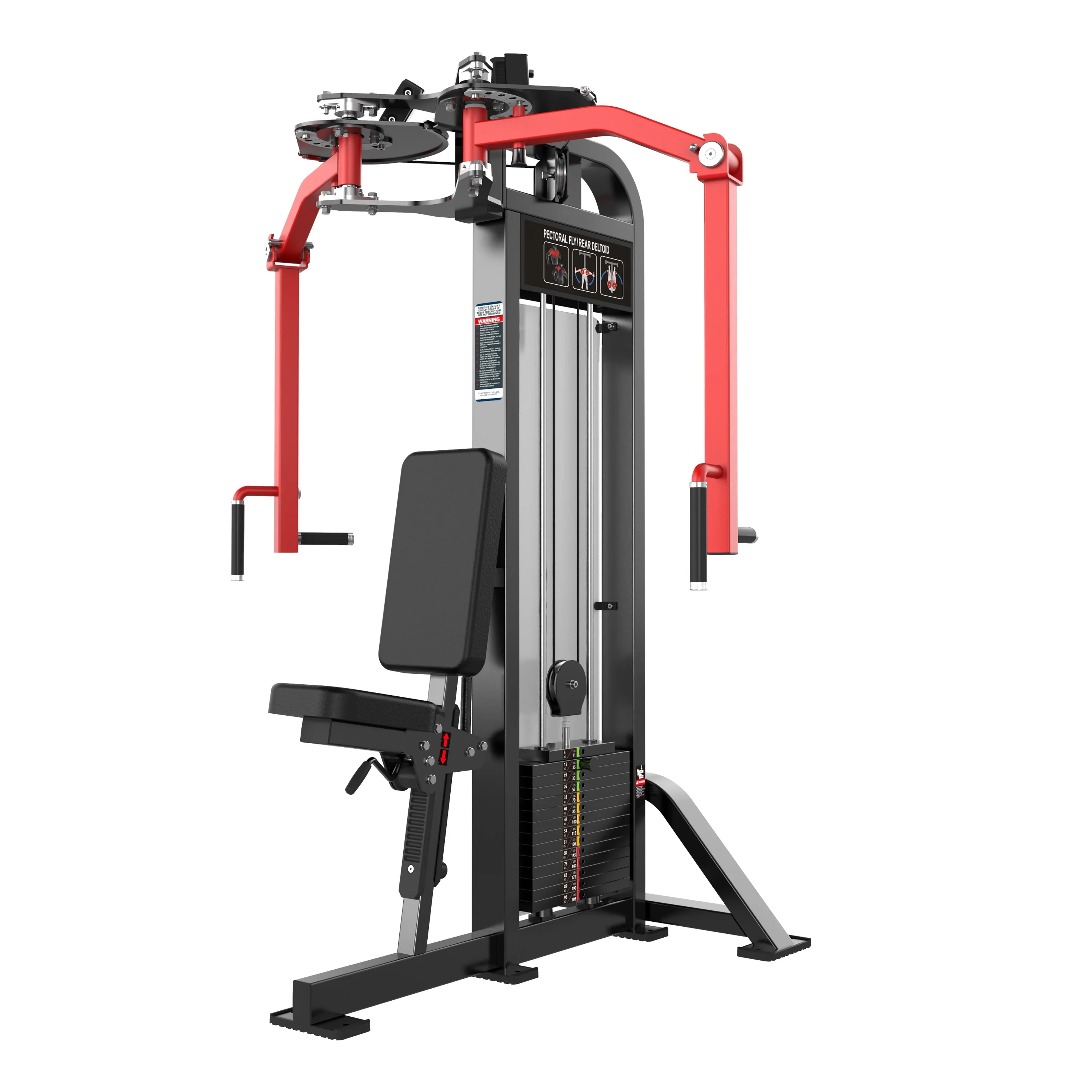 High Quality Strength Training Machine Body Shaping Machine Commercial Gym Machine Hb002A Rear Delt / Pec Fly