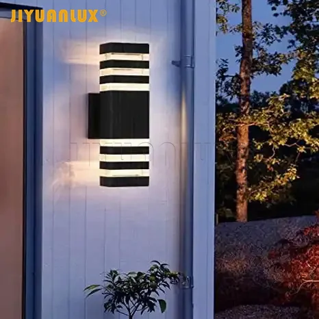 LED Up and Down Outdoor Wall Light 12W 3000K Warm White, Outdoor Waterproof LED Wall Lamp as Porch Light Fixture Waterproof