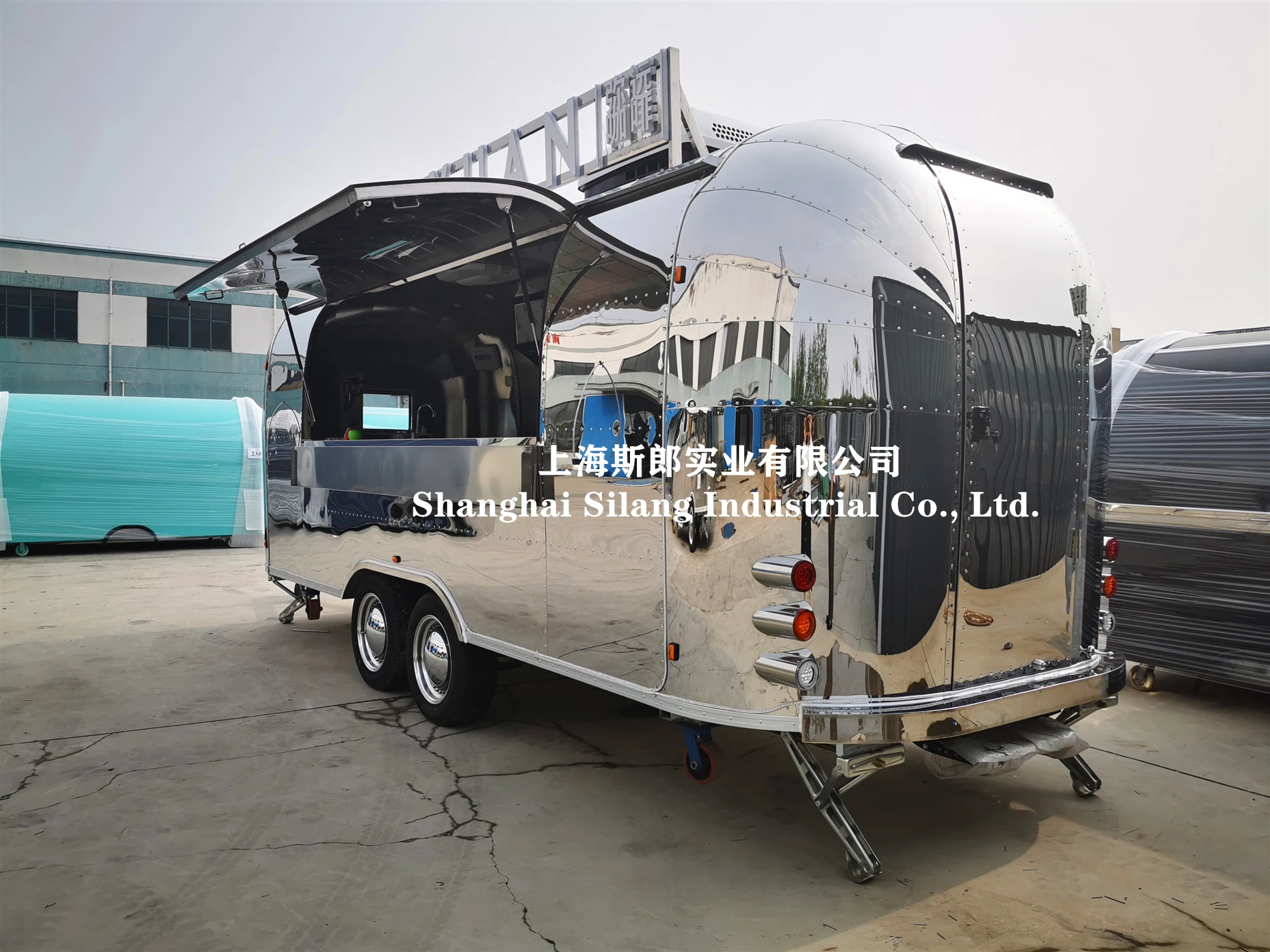 Грузовик для пищевых продуктов Airstream мобильный кухонный прицеп быстрого питания