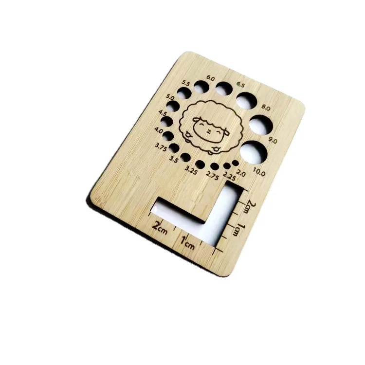 Лидер продаж Бамбуковая линейка инструменты для измерения формы вязания измерительная игла инструмент свитера