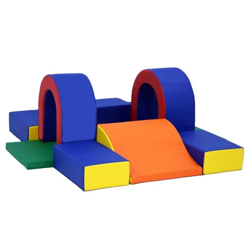 Eco friendly children soft play equipment big building blocks kids soft climbing set