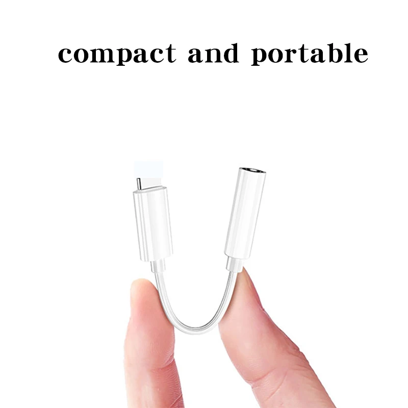 wholesale audio adapter 8 pin cable to 3.5mm adapter With Box AUX Headset Adapter jack headphone for iphone