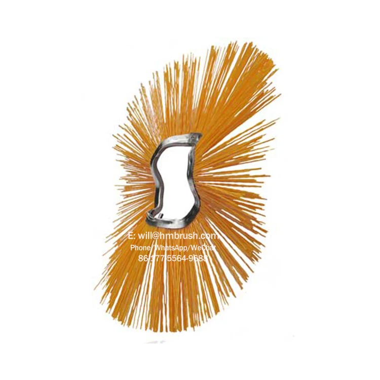 Wavy Sweeper Broom Snow Wafer Brush For Bobcat Machine