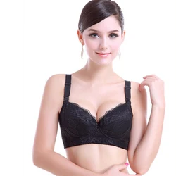 Женские бюстгальтеры большого размера для кормящих матерей с зажимом для грудного вскармливания сглаживающие косточки с полным покрытием для спины