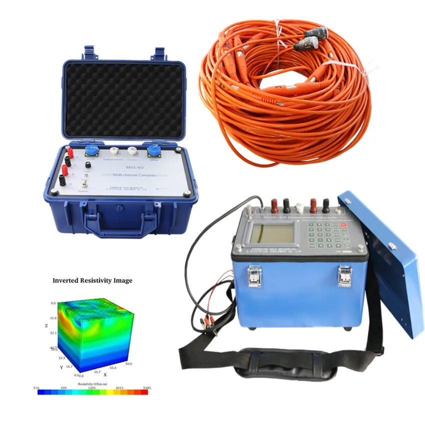 DUK-2A Underground Metal Searching Device Geophysical Underground Water Detector Equipment