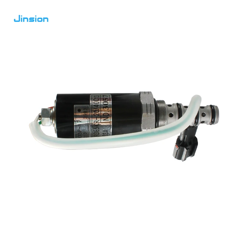 JINSION Excavator Accessories ZY200-2 Hydraulic Pump Solenoid Valve KDRDE5KR-20/40C13-203A SKX5P-17-210 for SUMITOMO 200-2