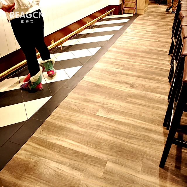 
DMG China Manufacturer flexible pvc floor click lock lvt spc vinyl flooring 