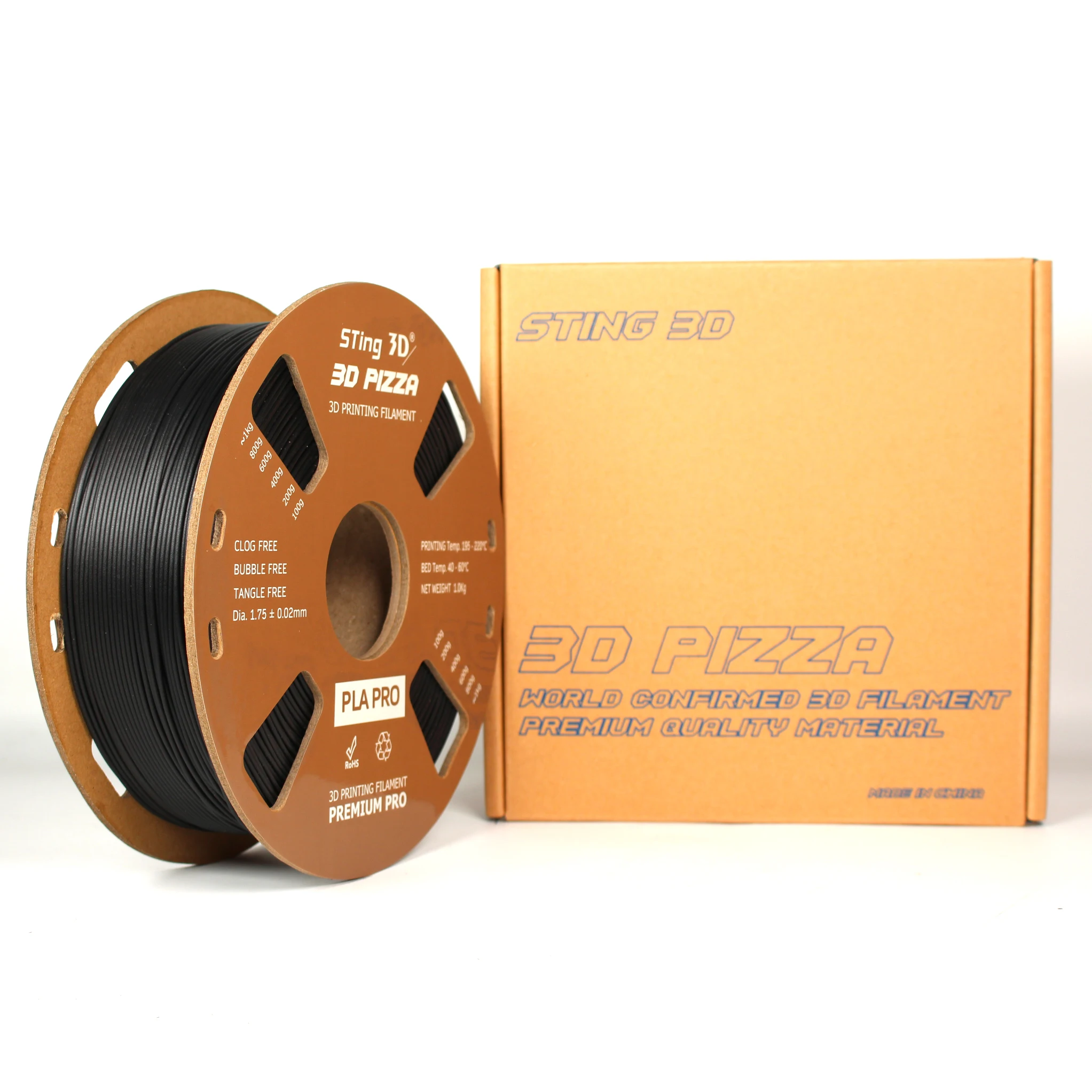 Sting3d PLA нить 1,75 мм 1 кг филаментос ABS нить 1,75 мм PETG filamento 3d принтер