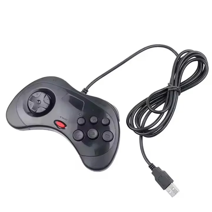 USB Wired Controller For Segas Saturn Gamepad JoyPad For SEGAs Saturn System Joystick