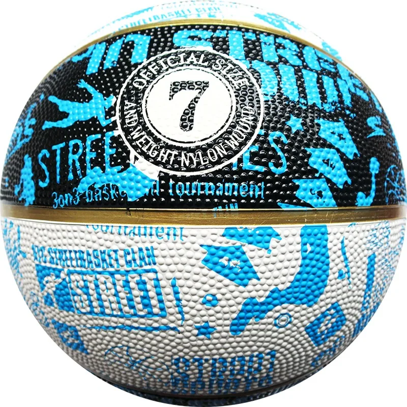 Promotion Basket ball Official Size 7 6 5 Custom Cheap Outdoor Training  Rubber Basketball ball