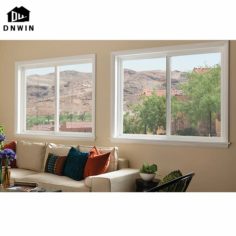 Modern design villa tempered glass aluminium soundproof high quality sliding window