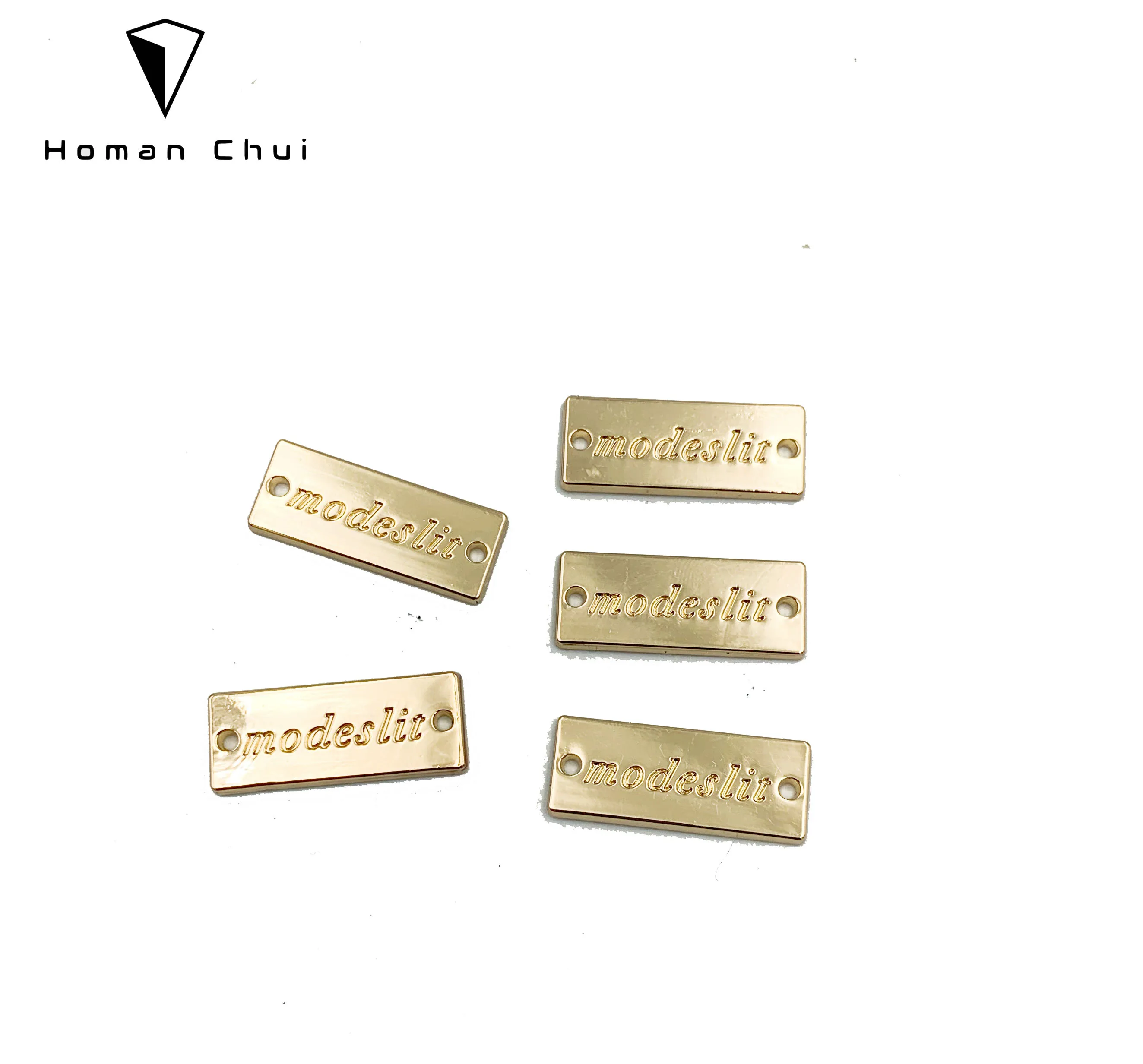 2020 new design metal label metal tag for clothing/hats/scarf