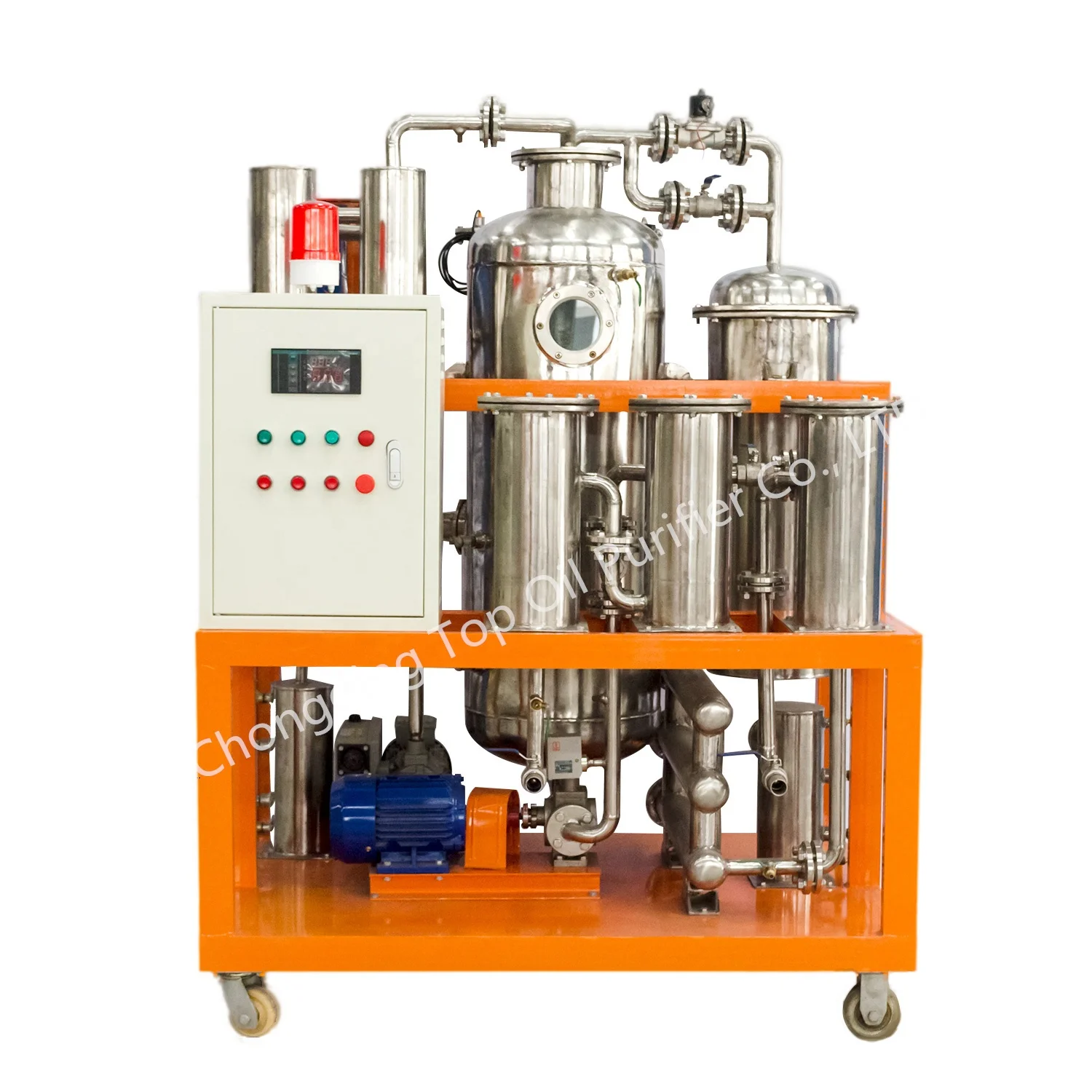 Машина для фильтрации растительного и семенного масла, для обезвоживания и удаления примесей