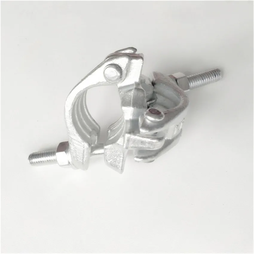 Оцинкованные прессованные строительные леса, прямой угол, соединительный элемент, хомуты для строительных лесов, Двойная муфта