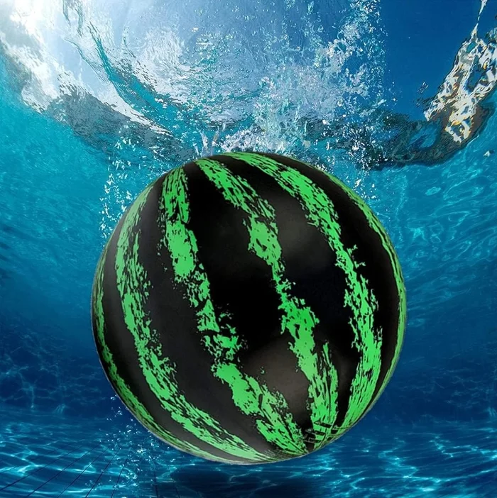 Swimming Pool Diving Ball, 9 Inch Underwater Balls, Pool Ball Toys with Hose Adapter, for Under Water Passing, Dribbling, Diving