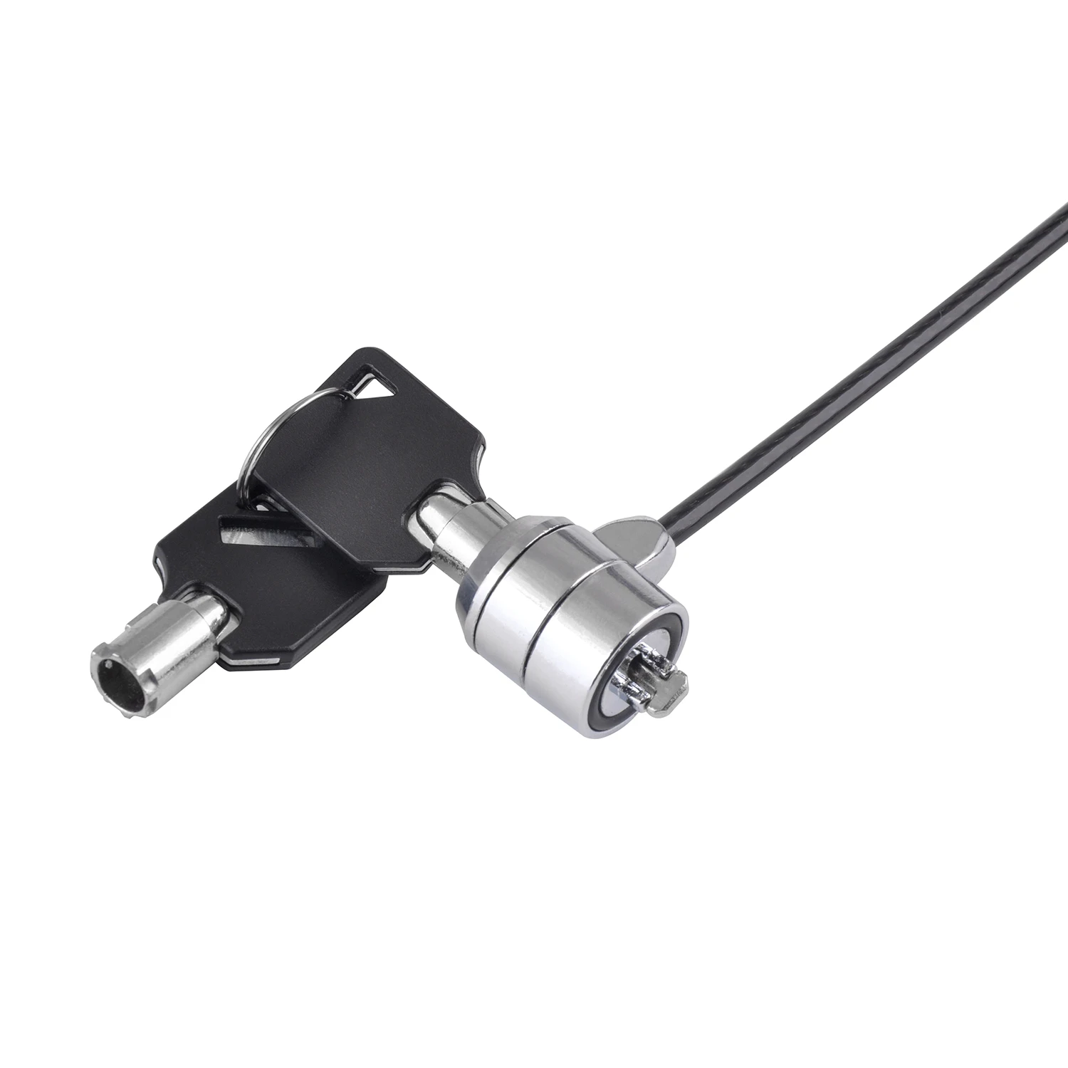 High Quality Key Type Anti-Theft Laptop Cable Lock For Standard Kensington Slot 3*7mm Keyhole Laptop Security Lock