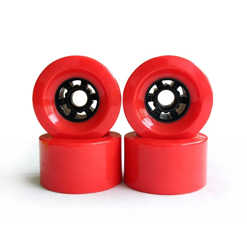 Blank 90*52mm Size 80% Rebound 78A Hardness Longboard Wheels