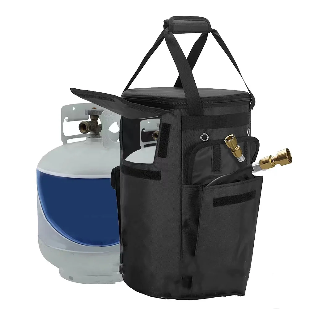 Новый дизайн 600D ткань Оксфорд с клапаном несколько карманов газовый баллон пылезащитный чехол Сумки для хранения