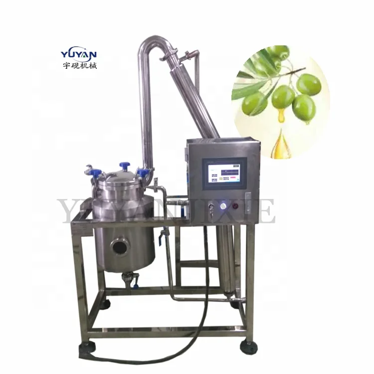 800L Rock Rose/chamomile/Neroli/Frankincense/lemongrass/round cardamom/violet/ Grapefruit essential oil extraction machine