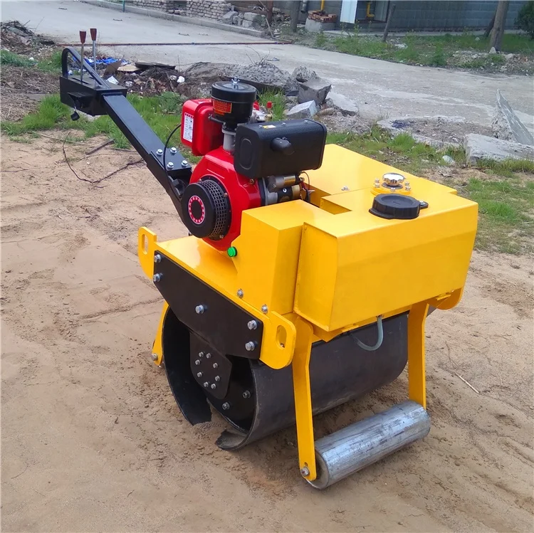 330kg 550kg 650kg 800kg hand held mini road roller compactor single double drum road roller machine