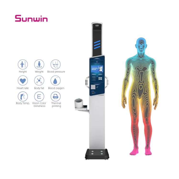 New Health Self-service Medical Height and Weight Scale Smart Blood Pressure Body Composition Machine for Beauty Center Use